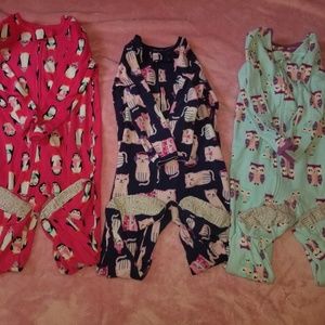 Bundle of 3 Footie Pajamas